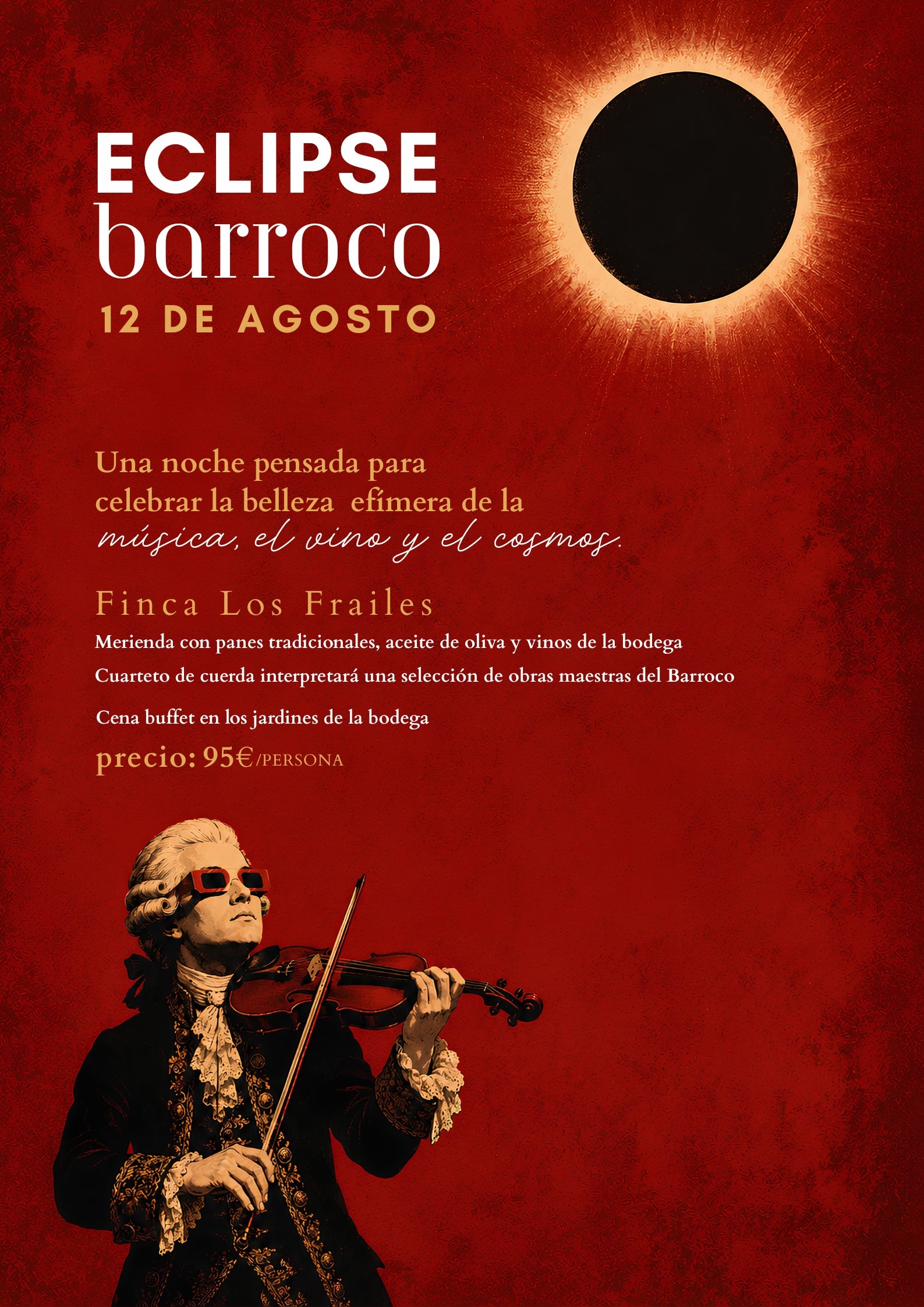 Eclipse Barroco, evento de Vinícola Real - 200 Monges